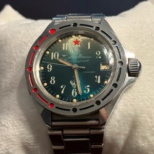 Vintage Russian Men’s Watch 17 Jewels